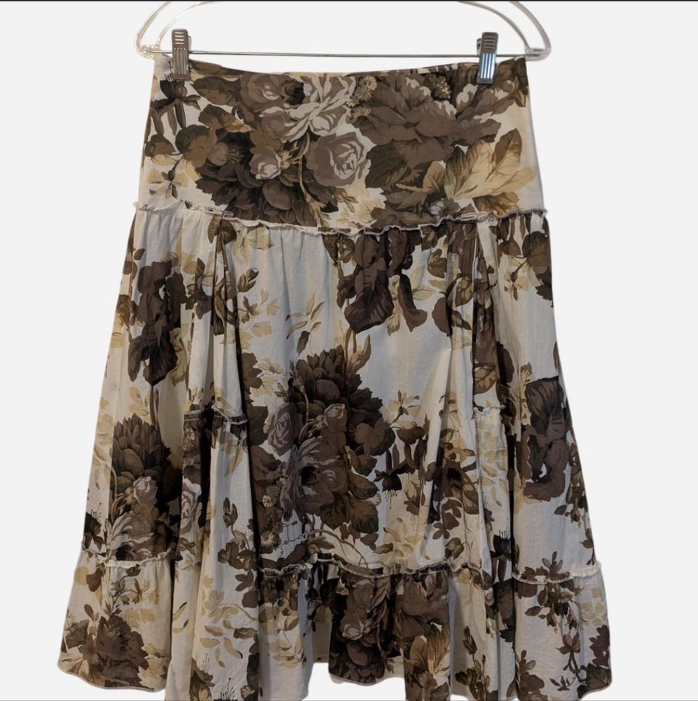 Cato Floral Midi Skirt